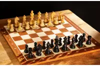 Zestaw szachowy Timeless - szachownica (pole 58mm), figury (król 96 mm) Zestaw szachowy Timeless - szachownica (pole 58mm), figury (król 96 mm)