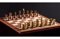 Zestaw szachowy turniejowy Nr 5 - deska 50mm + figury Timeless (German Knight) 3,5"