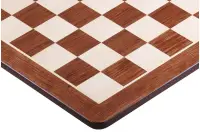 Deska szachowa nr 4 (bez opisu) paduk/klon (intarsja) - okrągłe rogi Deska szachowa nr 4 (bez opisu) paduk/klon (intarsja) - okrągłe rogi