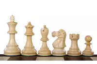 Figury szachowe Reykjavik Akacja/Bukszpan 3,75 cala Figury szachowe Reykjavik Akacja/Bukszpan 3,75 cala