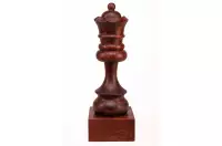 Puchar szachowy drewniany - Czarny Hetman (35 cm) Puchar szachowy drewniany - Czarny Hetman (35 cm)