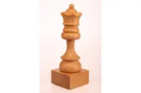 Puchar szachowy drewniany - Biały Hetman (35 cm) Puchar szachowy drewniany - Biały Hetman (35 cm)