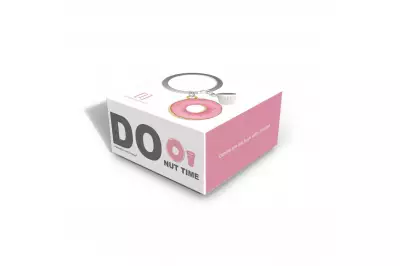 Elegancki metalowy brelok Meta[l]morphose - Donut