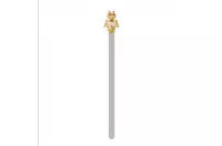 Elegancka metalowa zakładka do książki - Robot (Meta[l]morphose)