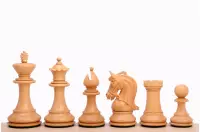Figury szachowe Corinthian 4,25'' hebanizowane