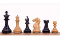 Figury szachowe Supreme 3,5 cala Rzeźbione Drewniane