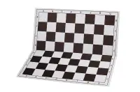 Szachownica plastikowa składana nr 6, biało - czarna Szachownica plastikowa składana nr 6, biało - czarna