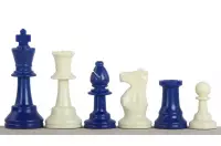 Granatowe bierki szachowe nr 6