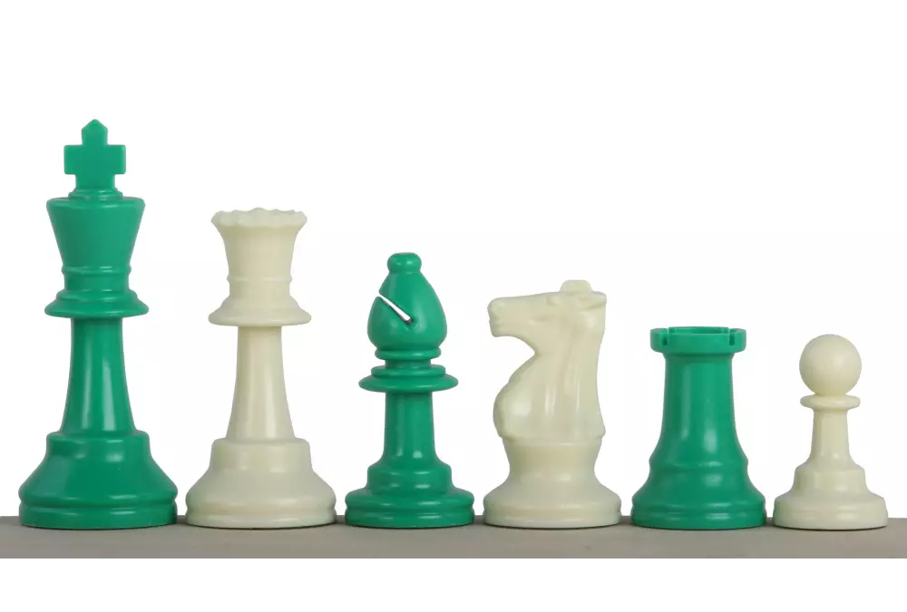 Zielone bierki szachowe nr 6