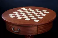 Stolik szachowy de Lux, okrągły, bez figur (wysokość 77 cm) Stolik szachowy de Lux, okrągły, bez figur (wysokość 77 cm)