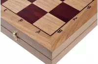 DUŻE SZACHY DĘBOWE (64,5x65cm) intarsjowane, rzeźbione, drewniane DUŻE SZACHY DĘBOWE (64,5x65cm) intarsjowane, rzeźbione, drewniane