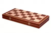 DUŻE SZACHY ZAMKOWE (56x56cm) intarsja
