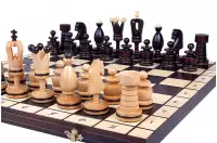 SZACHY KRÓLEWSKIE DUŻE (49x49cm) INKRUSTOWANE