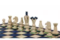 SZACHY KRÓLEWSKIE ŚREDNIE (35x35cm) kolor niebieski SZACHY KRÓLEWSKIE ŚREDNIE (35x35cm) kolor niebieski