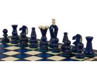 SZACHY KRÓLEWSKIE ŚREDNIE (35x35cm) kolor niebieski SZACHY KRÓLEWSKIE ŚREDNIE (35x35cm) kolor niebieski