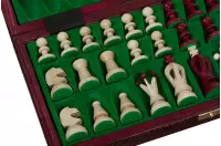 SZACHY KRÓLEWSKIE ŚREDNIE (35x35cm) kolor wiśniowy SZACHY KRÓLEWSKIE ŚREDNIE (35x35cm) kolor wiśniowy