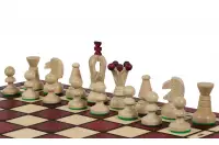 SZACHY KRÓLEWSKIE ŚREDNIE (35x35cm) kolor wiśniowy SZACHY KRÓLEWSKIE ŚREDNIE (35x35cm) kolor wiśniowy