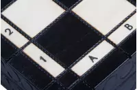 SZACHY KRÓLEWSKIE ŚREDNIE (34x34cm) kolor czarny SZACHY KRÓLEWSKIE ŚREDNIE (34x34cm) kolor czarny