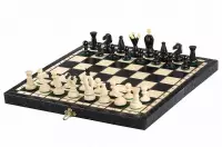 SZACHY KRÓLEWSKIE ŚREDNIE (34x34cm) kolor czarny SZACHY KRÓLEWSKIE ŚREDNIE (34x34cm) kolor czarny