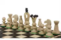 SZACHY KRÓLEWSKIE MAŁE (28,5 x 28 cm) klonowe, ozdobne, czarne SZACHY KRÓLEWSKIE MAŁE (28,5 x 28 cm) klonowe, ozdobne, czarne