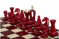 SZACHY KRÓLEWSKIE MAŁE kolor WIŚNIOWY (28,5 x 28 cm) SZACHY KRÓLEWSKIE MAŁE kolor WIŚNIOWY (28,5 x 28 cm)