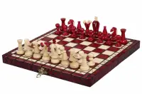 SZACHY KRÓLEWSKIE MAŁE kolor WIŚNIOWY (28,5 x 28 cm) SZACHY KRÓLEWSKIE MAŁE kolor WIŚNIOWY (28,5 x 28 cm)