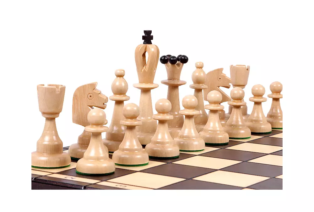 SZACHY AS (40,5 x 41 cm) tradycyjne, uniwersalne