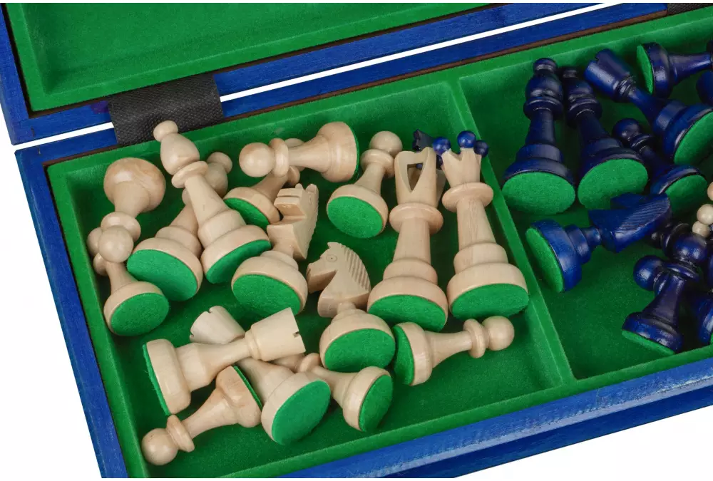 SZACHY AS (40,5 x 41 cm) NIEBIESKIE