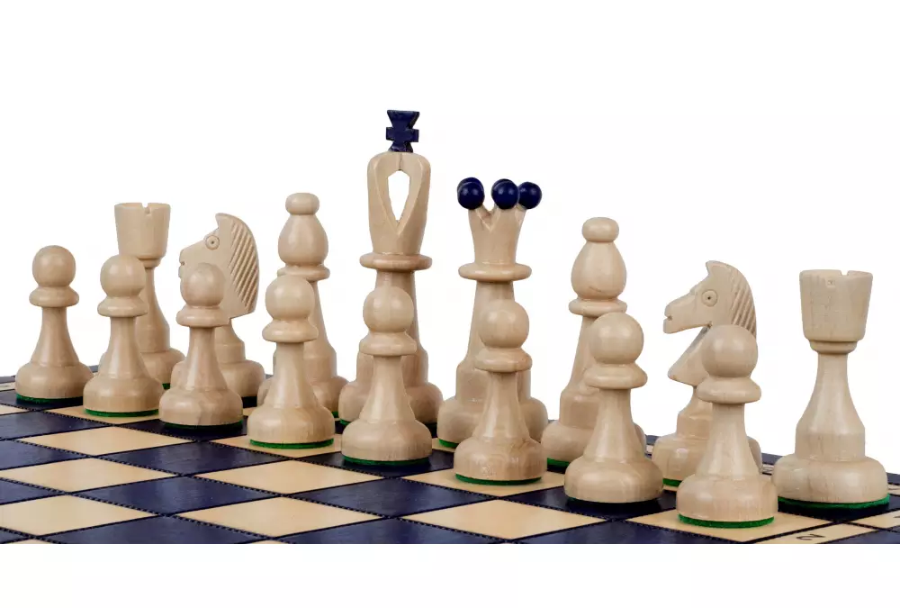 SZACHY AS (40,5 x 41 cm) NIEBIESKIE