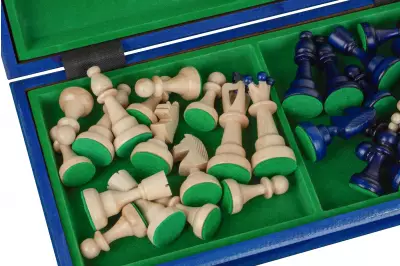 SZACHY AS (40,5 x 41 cm) NIEBIESKIE