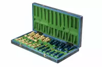 SZACHY INDYJSKIE DUŻE (54cm) kolor niebieski