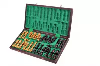 DUŻE SZACHY STAROPOLSKIE (58x58cm) Rzeźbione Drewniane DUŻE SZACHY STAROPOLSKIE (58x58cm) Rzeźbione Drewniane