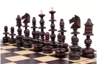 DUŻE SZACHY STAROPOLSKIE (58x58cm) Rzeźbione Drewniane DUŻE SZACHY STAROPOLSKIE (58x58cm) Rzeźbione Drewniane