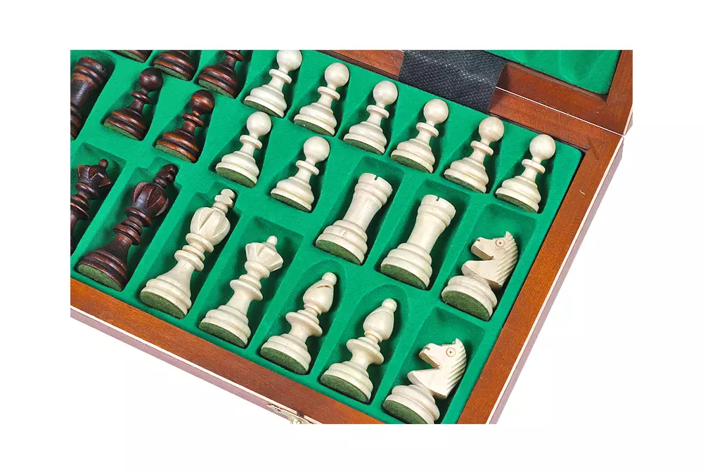 SZACHY OLIMPIJSKIE MAŁE intarsja (35x35cm)