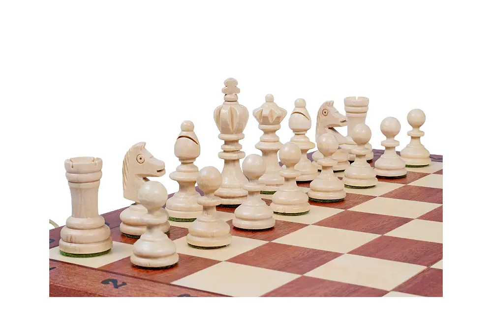 SZACHY OLIMPIJSKIE MAŁE intarsja (35x35cm)