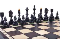 SZACHY DREWNIANE INDYJSKIE (47x46,5cm) SZACHY DREWNIANE INDYJSKIE (47x46,5cm)