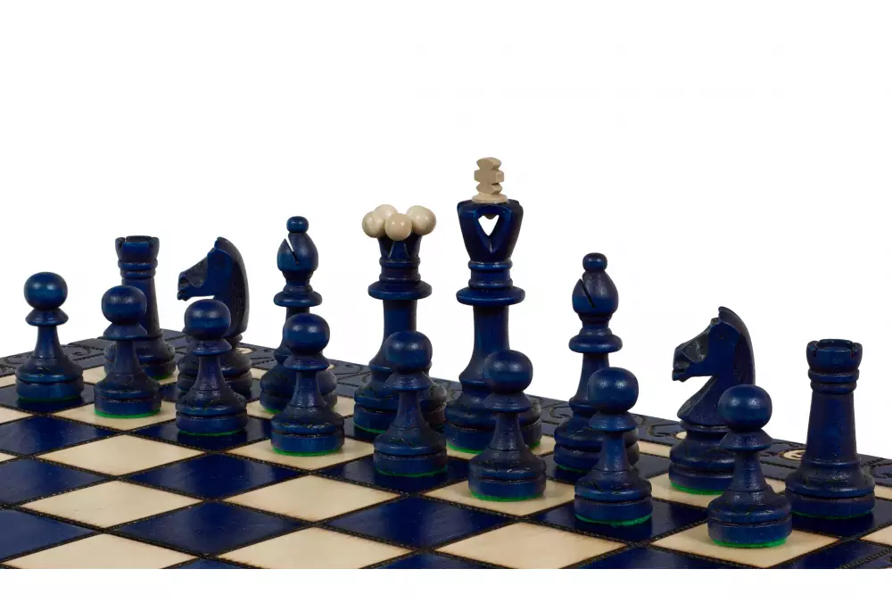 SZACHY SENATOR New Line kolor niebieski