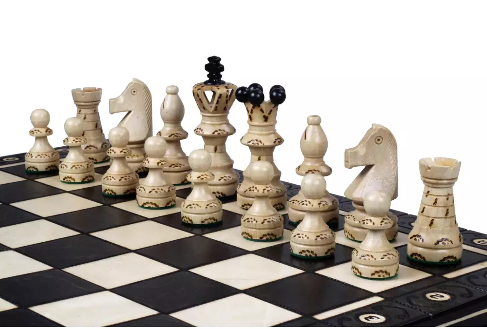 SZACHY AMBASADOR New Line (55x55cm) kolor czarny