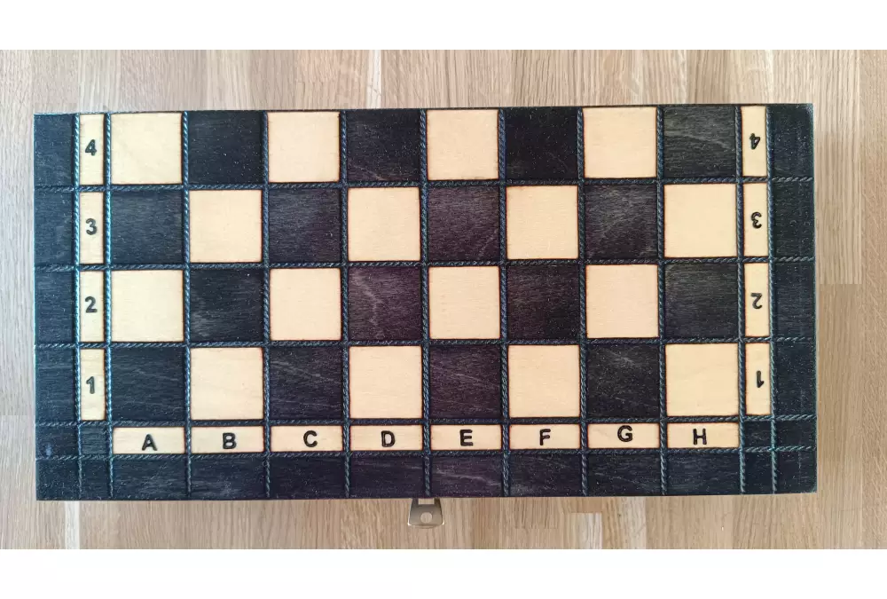 SZACHY PEREŁKA MAŁA z wkładką, kolor czarny