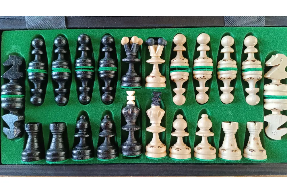 SZACHY PEREŁKA MAŁA z wkładką, kolor czarny