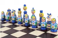 SZACHY BABUSZKI NIEBIESKIE (42x42cm) SZACHY BABUSZKI NIEBIESKIE (42x42cm)