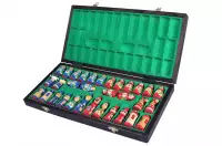 SZACHY BABUSZKI NIEBIESKIE (42x42cm) SZACHY BABUSZKI NIEBIESKIE (42x42cm)