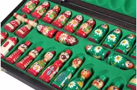 SZACHY BABUSZKI ZIELONE (42x42cm)