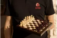 Szachy MAGNETYCZNE mini (20cm) z nadrukiem Szachy MAGNETYCZNE mini (20cm) z nadrukiem