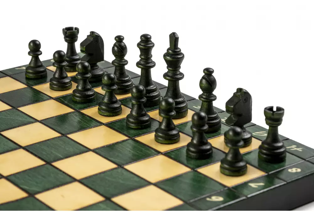 SZACHY MAGNETYCZNE zielone (28X28cm)