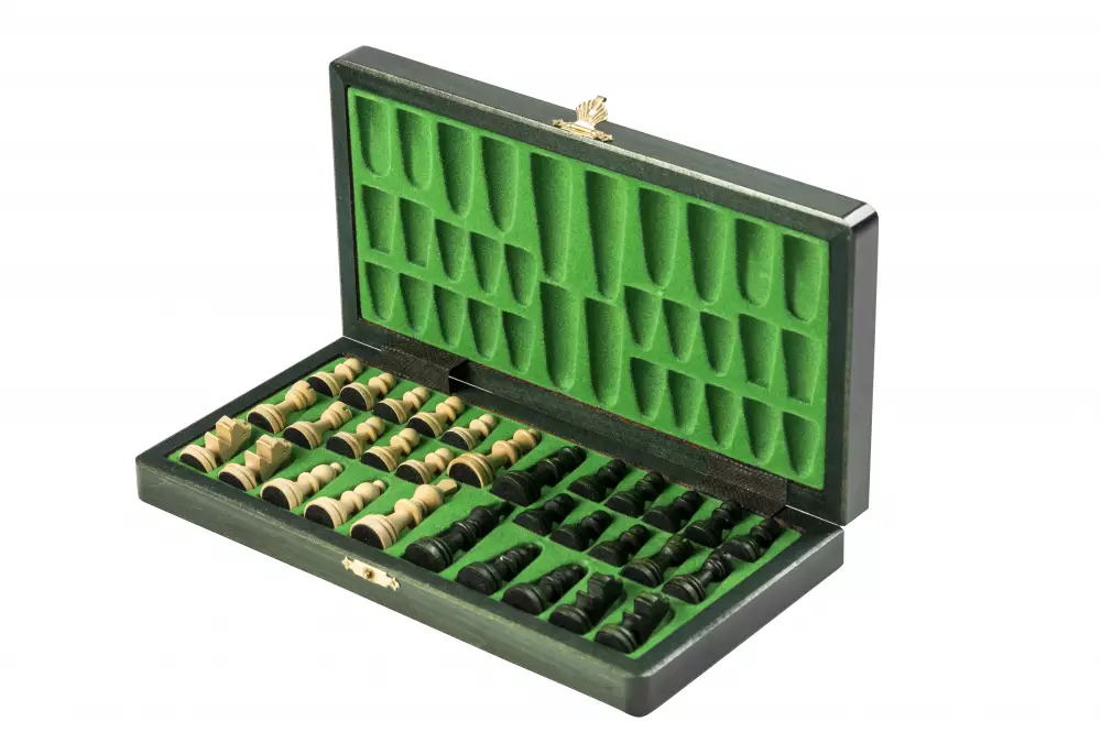 SZACHY MAGNETYCZNE zielone (28X28cm)