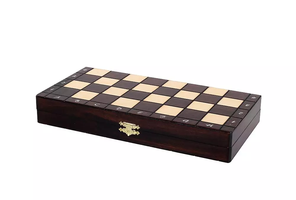 SZACHY DREWNIANE ROYAL MAXI New Line (31x31cm)