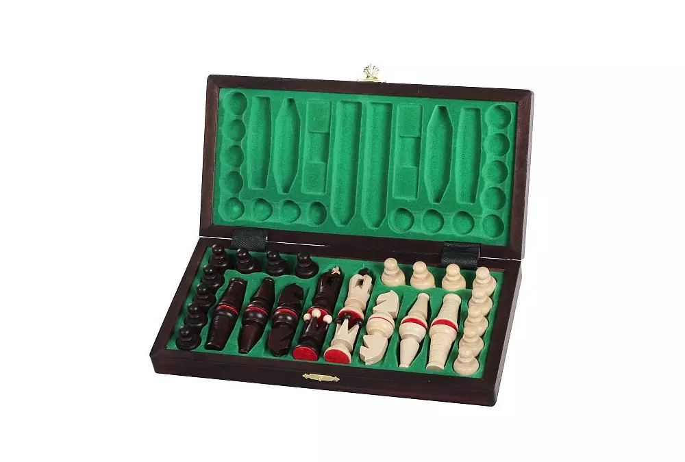 SZACHY DREWNIANE ROYAL MAXI New Line (31x31cm)