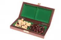 Drewniane szachy szkolne mini - wypalane Drewniane szachy szkolne mini - wypalane