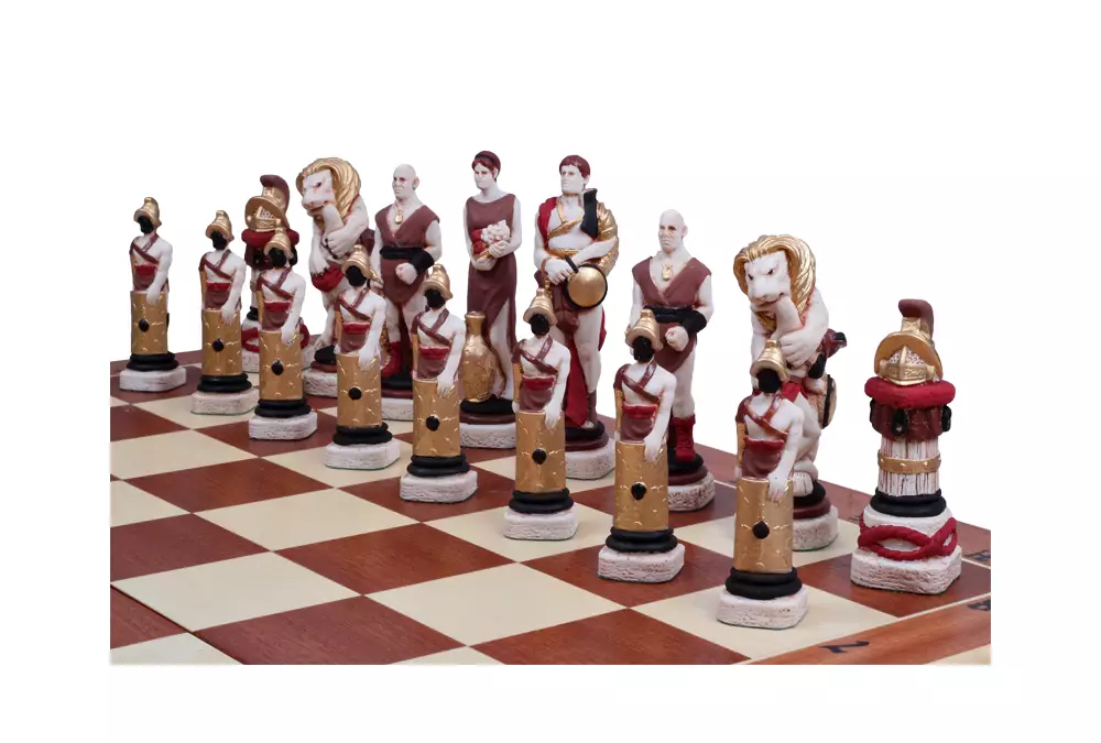 SZACHY SPARTAKUS (intarsja)